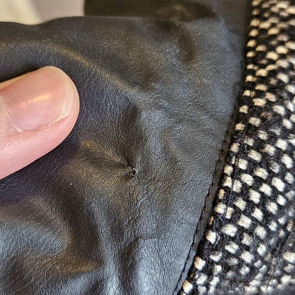 Michael Kors | Tweed And Leather Blazer - Picture 11 of 11